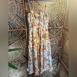 Floral Spaghetti Strap Dress